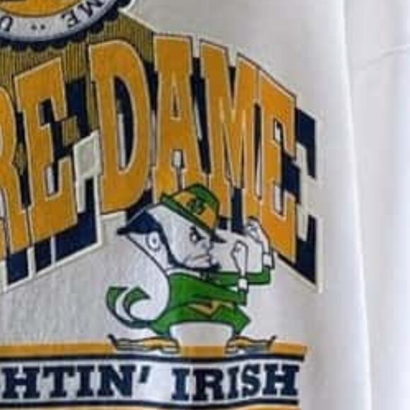 90s Notre Dame Fighting Irish Sweatshirt - Picture 3 of 3